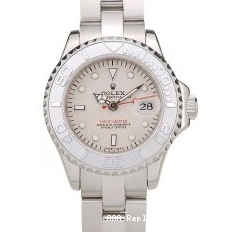 Aaa replica watch Bezel Yacht Dial Silver Rolex Master Beige 0816